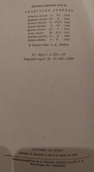 Libro 1960 "El Criterio" (Filosofía y Lógica)