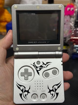 Game Boy Advance SP Tribal Plata