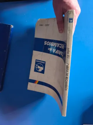 Tarifa Recambios Pegaso Julio 1991