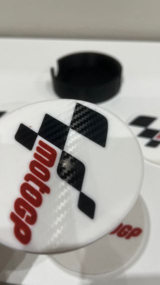 6 Posavasos MotoGP Carbono