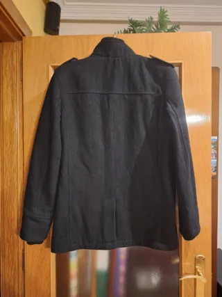 Chaqueta de Zara de paño negra hombre