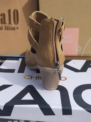 Botín Chika10 Beige/Marrón Talla X