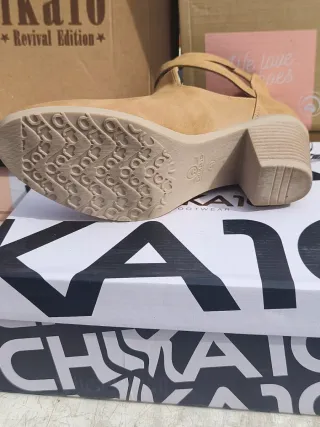 Botín Chika10 Beige/Marrón Talla X