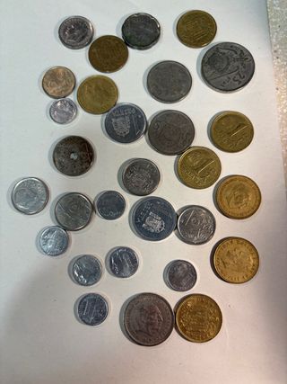 Lote 29 monedas antiguas: Pesetas