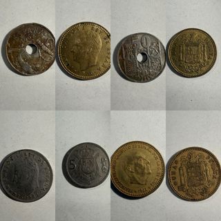 Lote 29 monedas antiguas: Pesetas