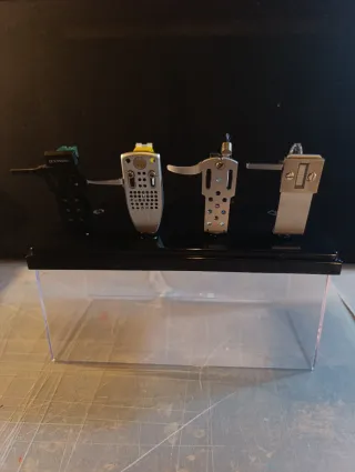 Diferentes modelos Portacápsulas cápsulas y agujas