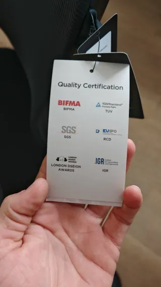 Silla Ergonómica Hbada Negra/Plateada