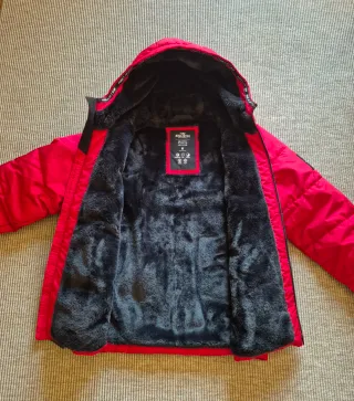 Chaqueta Hollister Roja Talla M