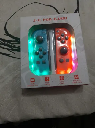 Mandos J-C PAD para Nintendo Switch con Luces