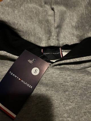 Casaco com capuz cinza Tommy Hilfiger