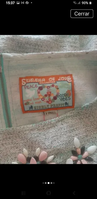 Vestido Holypreppy Beige y Turquesa