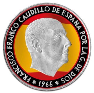 Moneda 100 Pesetas Plata Legion Española