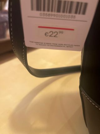 Bolso Stradivarius Negro Nuevo con Etiqueta