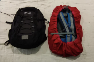 Funda Cubre Mochila The North Face Roja