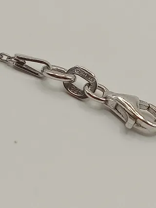 Collana Y donna argento 925 placcata oro saliscend