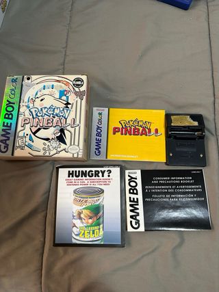 Pokemon Pinball Game Boy Color con Rumble