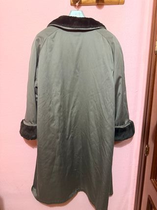 Abrigo largo con pelo