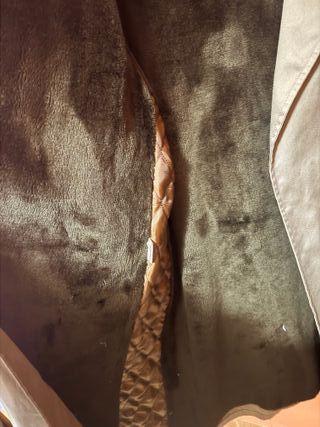 Abrigo largo con pelo