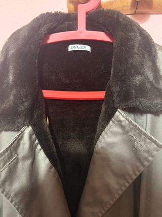 Abrigo largo con pelo