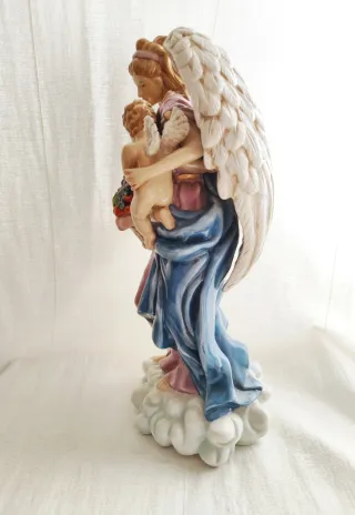 Figura de ángel porcelana PB