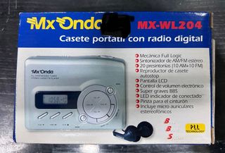 Walkman Reproductor Casete Portátil Mx Onda