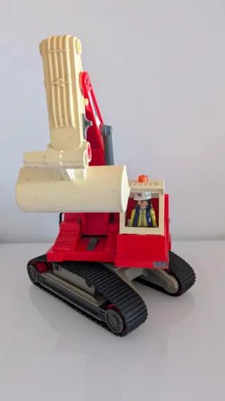 Escavadora Playmobil Vermelha