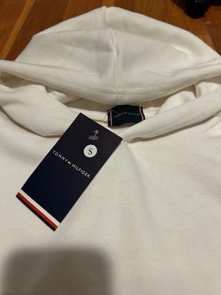 Casaco Tommy Hilfiger Branco Tamanho S