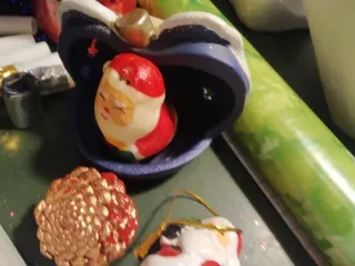 Luci natalizie blu e oro