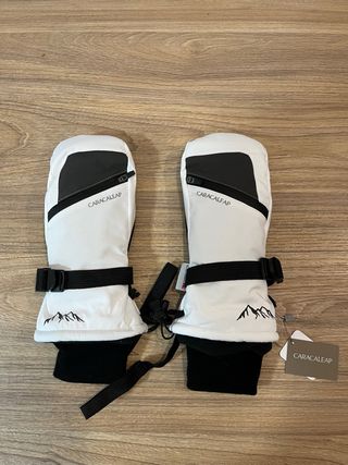Manoplas Caracaleap Blancas de esqui