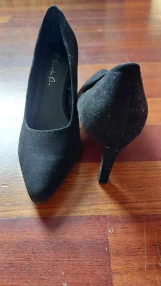 Zapatos de tacón negros T38