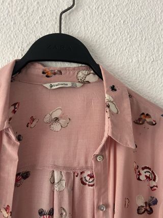 Camisa rosa fina Stradivarius