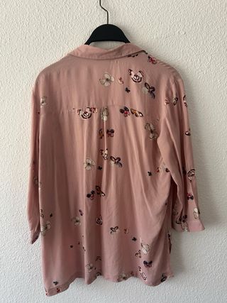 Camisa rosa fina Stradivarius