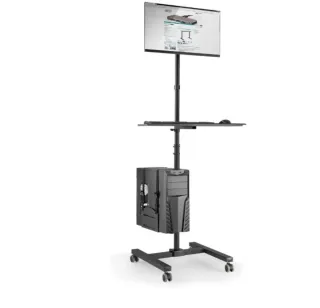 Torre de trabajo móvil con ruedas