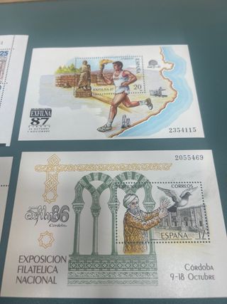 Lote Sellos España 1812 y Exposiciones