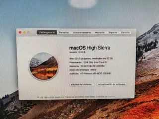 iMac 21,5 Apple Plata