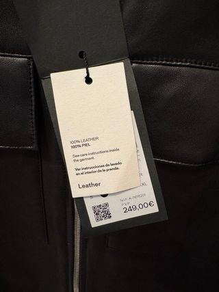 Chaqueta Piel Negra Hombre Massimo Dutti