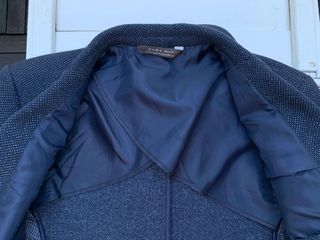 Giacca Uomo Zara Man TG. 48 Blazer Jersey Blu