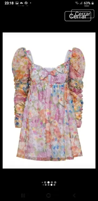 Vestido vaporoso Masavi floral