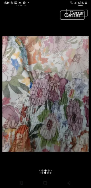 Vestido vaporoso Masavi floral