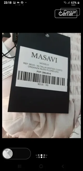 Vestido vaporoso Masavi floral