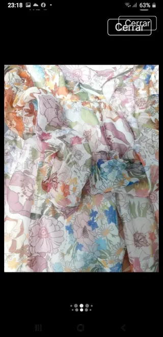 Vestido vaporoso Masavi floral