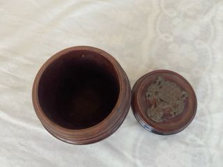 Barómetro y Radio Madera Antiguos