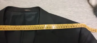 Traje completo hombre gris marengo raya T62