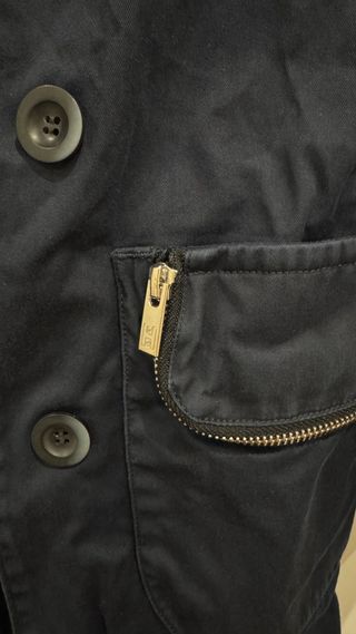 Chaqueta parka azul marino