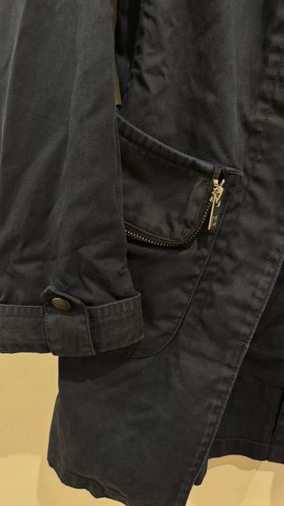 Chaqueta parka azul marino