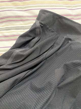 Camiseta deportiva Nike negra media cremallera