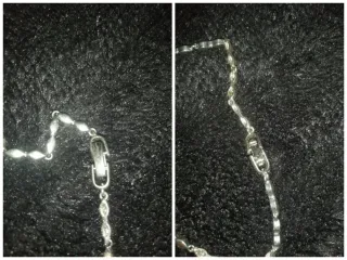 Collar de plata y circonita