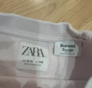 Sudadera Kuromi rosa 10 años