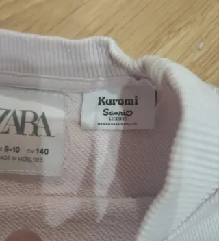 Sudadera Kuromi rosa 10 años