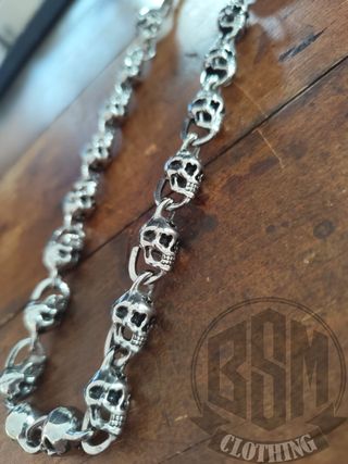 Catena portafoglio teschio skull